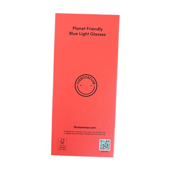 THE BOOK CLUB THE ART OF SNORE BLUE LIGHT READING GLASSES NWT - Picture 2 of 4